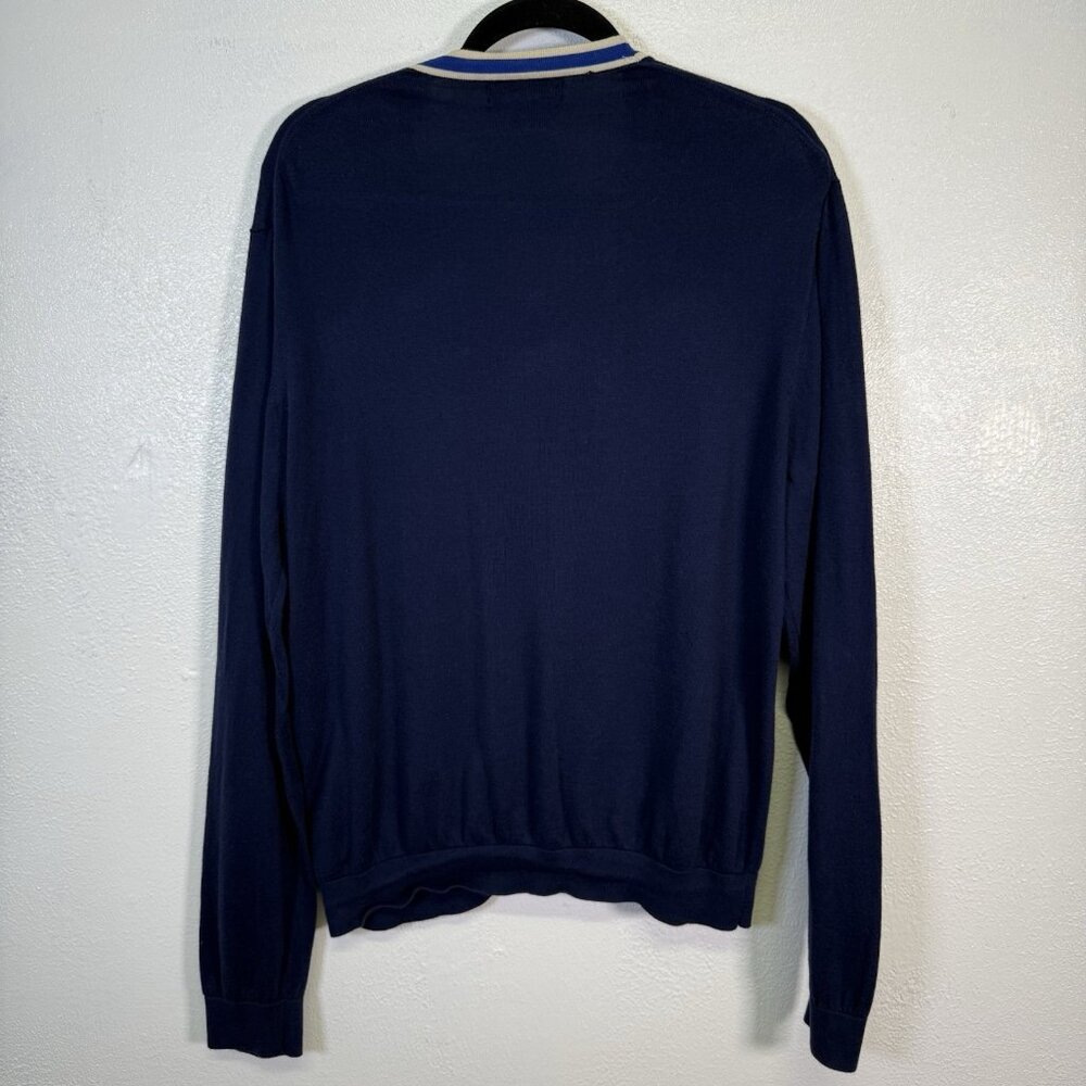 Brooks Brothers Button Up Color Block Cardigan Na… - image 3